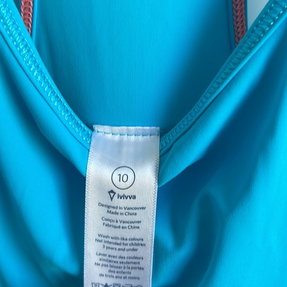 Ivivva Girls Tennis Dress - color: blue - size: 10 (girls) - Picture 3 of 5